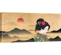 Tableau sur toile, style nordique - Sayaka Miko, Breath of Nature - 140x70 cm
