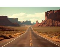 Tableau sur toile teinté 110 x 70 cm - Rue dans la vallée du Monument - Arizona - 205613632