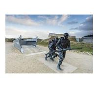 Tableau sur toile Utah Beach Monument 65x97 cm CEANOTHE Décoration Murale Art Décoratif Muraux Peinture Imprimée en HD Salon Chambre Bureau Fabriqué en France Beige G