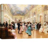 Tableau sur toile Victor Gabriel Gilbert, The Ball - 120x90 cm