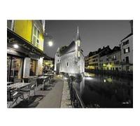 Tableau sur toile vielle prison d'Annecy 45x65 cm CEANOTHE Décoration Murale Art Décoratif Muraux Peinture Imprimée en HD Salon Chambre Bureau Fabriqué en France Gris G