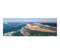 Ceanothe Tableau sur Toile Vue Dune du Pilat 45x135 cm Décoration Murale Art Décoratif Muraux Peinture Imprimée en HD Salon Chambre Bureau Bois de Forêt FSC Fabriqué en France