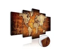 Tableau sur verre acrylique Acrylic prints - Bronze map I-Taille L 200 x H 100 cm