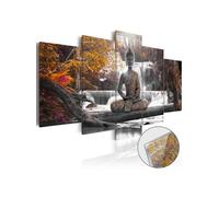 Tableau sur verre acrylique Autumnal Buddha-Taille L 200 x H 100 cm Imprimé G