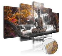 Tableau sur verre acrylique Autumnal Buddha-Taille L 200 x H 100 cm Imprimé G