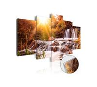 Tableau sur verre acrylique Autumn's Valley-Taille L 100 x H 50 cm Imprimé