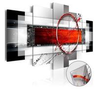 Tableau sur Verre Acrylique "Carmine Missile" 100 x 200 cm