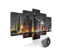 Tableau sur verre acrylique Desertic City-Taille L 100 x H 50 cm