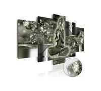 Tableau sur verre acrylique Emerald Buddha-Taille L 100 x H 50 cm