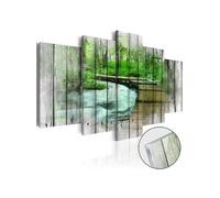 Tableau sur verre acrylique Forest of Secrets-Taille L 100 x H 50 cm