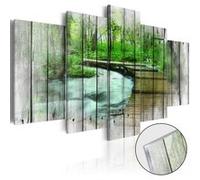 Tableau sur verre acrylique Forest of Secrets-Taille L 200 x H 100 cm