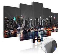 Tableau sur verre acrylique Grey Sky-Taille L 100 x H 50 cm