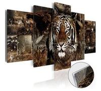 Tableau sur Verre Acrylique "Guard of the Jungle" 100 x 200 cm