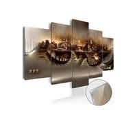 Tableau sur verre acrylique Lost City-Taille L 100 x H 50 cm