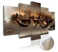 Tableau sur verre acrylique Lost City-Taille L 200 x H 100 cm