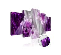 Tableau sur verre acrylique Purple Utopia-Taille L 100 x H 50 cm