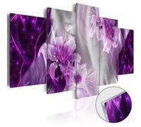 Tableau sur verre acrylique Purple Utopia-Taille L 200 x H 100 cm Imprimé G