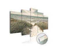 Tableau sur Verre Acrylique "Quiet Beach" 100 x 200 cm