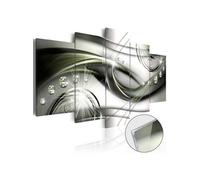 Tableau sur Verre Acrylique "The Wave of Green Glow" 50 x 100 cm