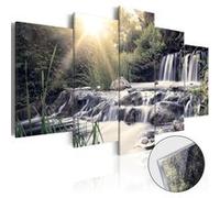 Tableau sur verre acrylique Waterfall of Dreams-Taille L 100 x H 50 cm Imprimé G