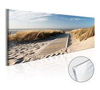 Tableau sur verre acrylique Wild Beach-Taille L 135 x H 45 cm Imprimé G