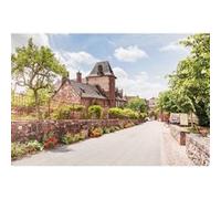 Tableau sur verre synthétique Collonges-la-Rouge 80x120 cm CEANOTHE Décoration Murale Art Décoratif Muraux Peinture Imprimée en HD Salon Chambre Bureau Fabriqué en France Multicolore G