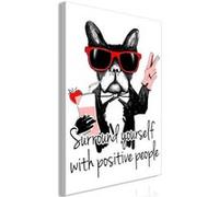 Tableau Artgeist Tableau - Surround Yourself With Positive People (1 Part) Vertical - 80x120 (9435)