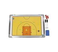Tableau tactique basket-ball Softee Diamond Jaune 30x45 cm