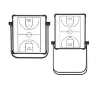 Tableau Tactique Basketball, Basket-Ball Tableau Effaçable à Sec, Utilisation Recto-Verso, Support Rétractable, pour la Compétition et l'entraînement(Large)