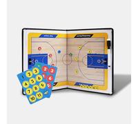 Tableau Tactique Basketball, Entraîneur Board de Basketball Magnétique, avec Pièces D'échecs Magnétiques, Léger et Portable, pour l'entraînement(Basketball-A)