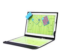 Tableau Tactique Basketball, Tableau Tactique Football Entraîneur Board, Imperméable et Durable, Pliable en Trois Sections, Facile à Transporter(Football)