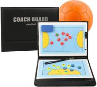 Tableau Tactique De Handball-12.6"" X 9.6"" Tableau Magnétique D'entraîneur De Handball-Tactique Board Handball Pliable-Excellents Cadeaux D'entraîneur De Handball Pour Hommes