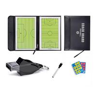 Tableau Tactique Football, Magnétique Pliable Professional Tableau Tactique pour Entraîneur Board avec Sifflet et Marqueur, pour la Planification Stratégique et la Formation(Football)