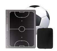 Tableau Tactique LCD Football, Tableau Électronique Réutilisable, avec Stylet et Sac de Rangement, Matériau Durable, pour L'entraînement et la Compétition(Small)