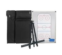 Tableau Tactique Magnétique Balle de Hockey sur Glace, Planche D'entraînement Balle de Hockey sur Glace, avec Trépied Télescopique, Portable et Durable, Présentation des Tactiques(Large)
