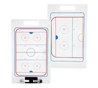 Tableau Tactique Magnétique de Balle de Hockey sur Glace, Planche Tactique Effaçable, Outil D'entraînement Portable, Double Face, Écriture Fluide, Facile à Transporter