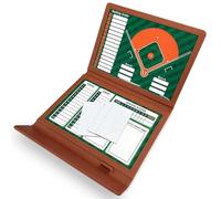 Tableau Tactique Magnétique de Baseball, Planche D'entraînement de Baseball, avec Stylo à Encre à Base d'eau, Matériau Durable, Conception Pliable, Idéal pour L'entraînement(Brown)