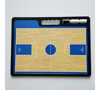 Tableau Tactique pour Entraîneur de Basketball à Double Face, Plaquette Entraineur Basket (Schémas de Terrain Complet et Demi-Terrain Inclus)