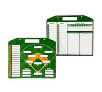tableau tactique, Presse-papiers de baseball for entraîneurs, design double face, facile à transporter, écriture fluide, for école/club