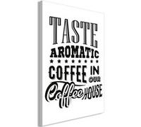 Tableau - Taste Aromatic Coffee in Our Coffee House (1 Part) Vertical - 80x120 (9506)