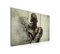 Tableau The man of stone triptych-Taille L 120 x H 80 cm Imprimé