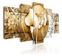 Tableau The Secret of Calla Lily Beige-Taille L 100 x H 50 cm