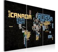 Tableau - The World is not enough - Triptych - 90x60 Artgeist (9851) Multicolore G