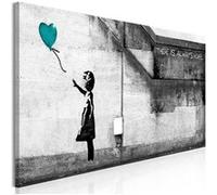 Tableau "There is Always Hope Narrow Turquoise" 50 x 150 cm Multicolore G