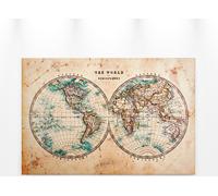 Tableau toile Carte du monde antique Beige 90x60 DD120339 Tableau toile salon