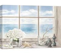 Tableau toile, fenêtre sur la mer - Remy Dellal, Memories of the Ocean - 100x70 cm