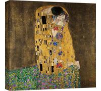 Tableau toile - Gustav Klimt - Le baiser - 90X90 cm
