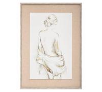 Créateur d'intérieur - Toile Murale Imprimée "Nu" 52x72cm Gris