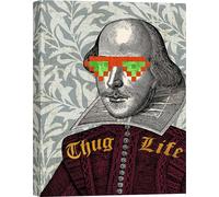 Tableau toile Pop Art - Matt Spencer, William Shakespeare - 60x80 cm