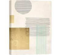 Tableau toile style nordique - Sayaka Miko, lignes et formes III - 40x60 cm